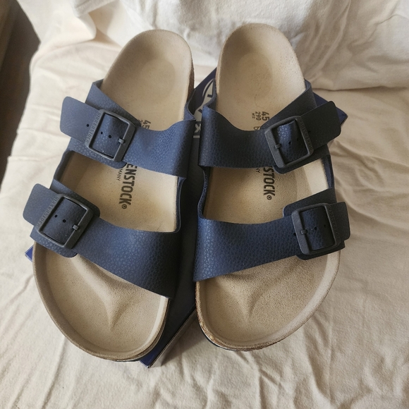 Birkenstock mens Arizona Navy size M12/45 - Picture 2 of 3